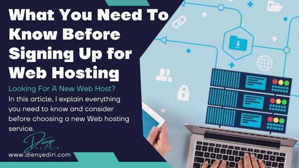 Things to know before choosing a web host