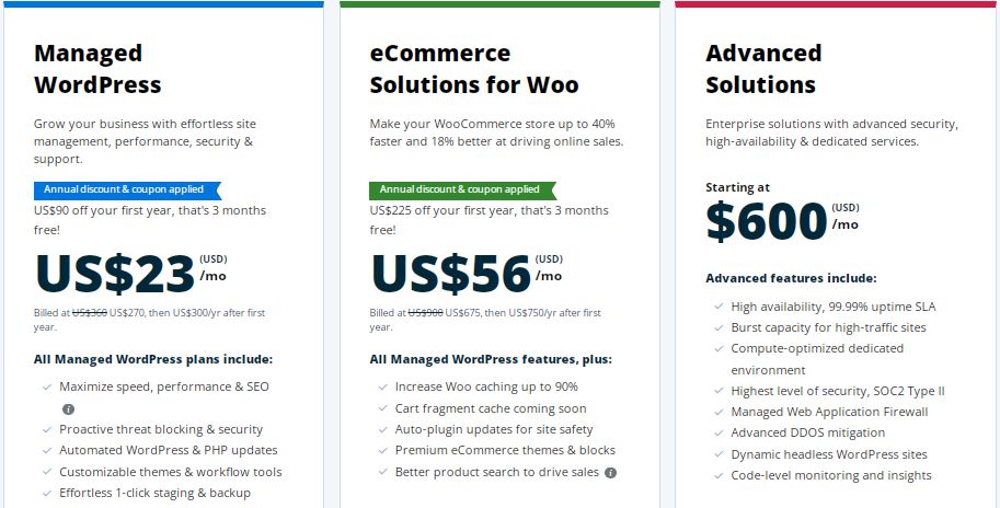 WP Engine review | Pricing