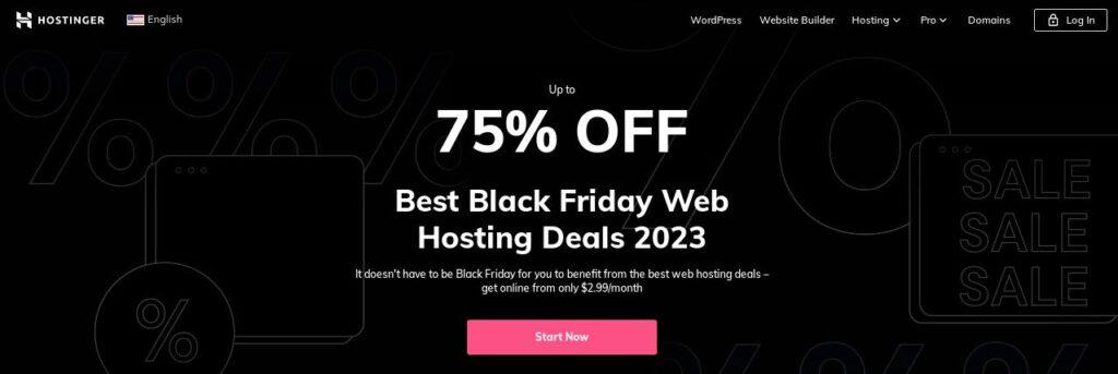 Hostinger Black Friday Web Hosting Deal