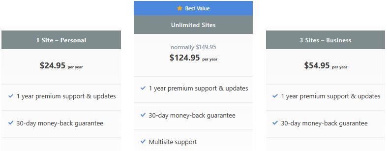 Best WordPress Caching Plugins | Perfmatters Pricing